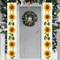 Sunflower Welcome Hanging Banners Spring Porch Banners Flags Summer Door Banners Party Decorations Hanging Banner12 x 72inches Seasonal Front Door Sign Decoration
